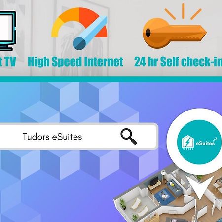 Tudors Esuites 3 Bed House Garden & Netflix เบอร์มิงแฮม ภายนอก รูปภาพ