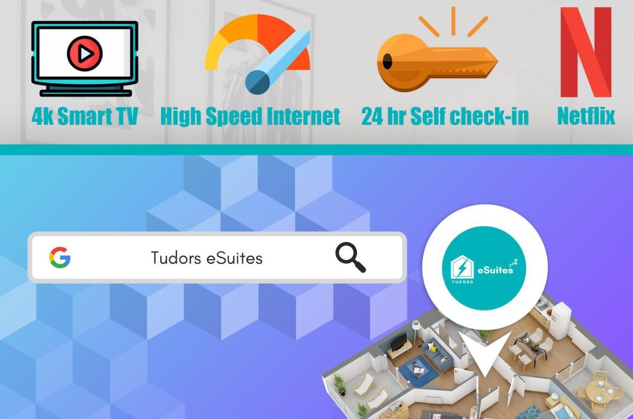 Tudors Esuites 3 Bed House Garden & Netflix เบอร์มิงแฮม ภายนอก รูปภาพ